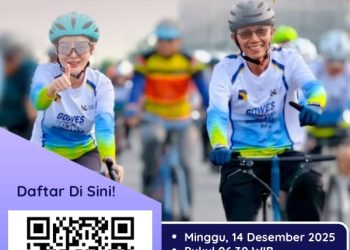 Bersepeda Bersama Memperingati Hari Jadi Batam ke-196 di Engku Putri